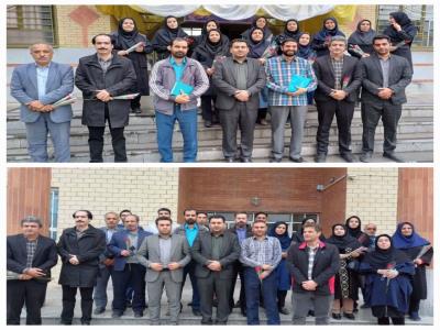 دیدار شهردار منطقه 3 همدان با معلمان دبستان غدیر خضر و دبیرستان سلامت شهرک مدنی