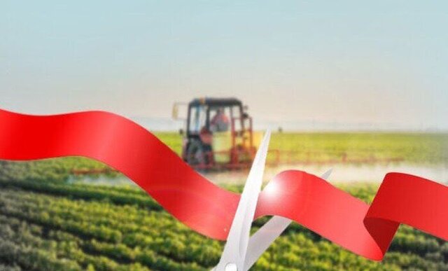 افتتاح 4 پروژه کشاورزی در فامنین