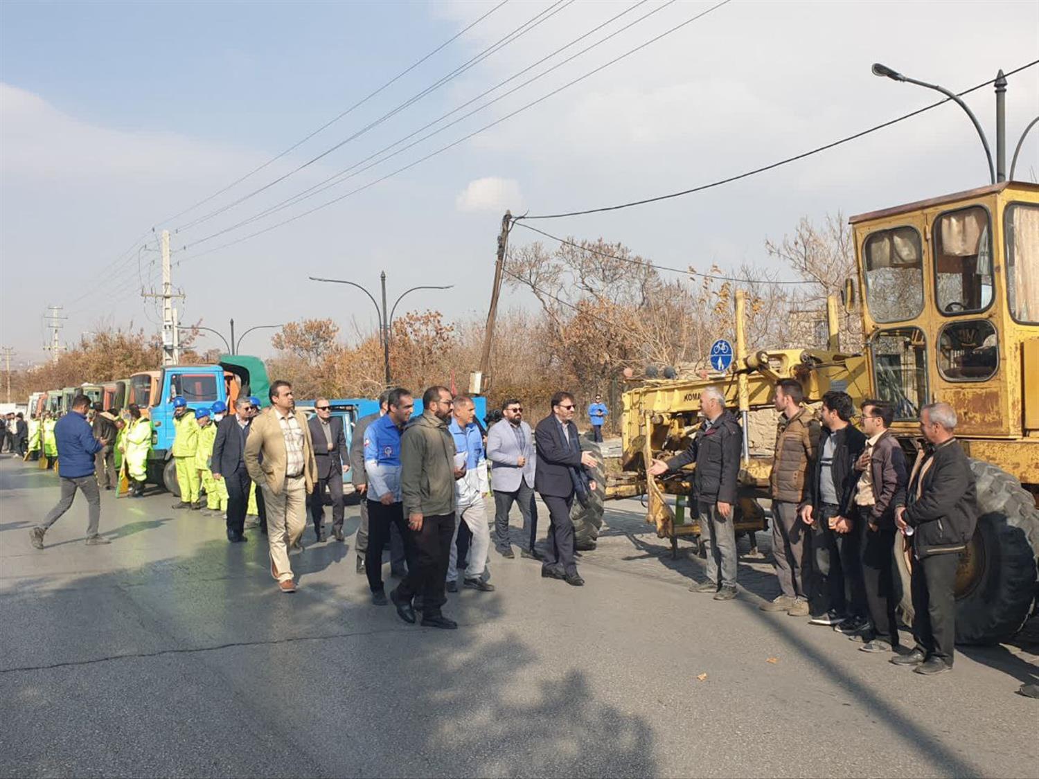 آمادگی کامل شهرداری همدان برای مدیریت بارش‌های زمستانی