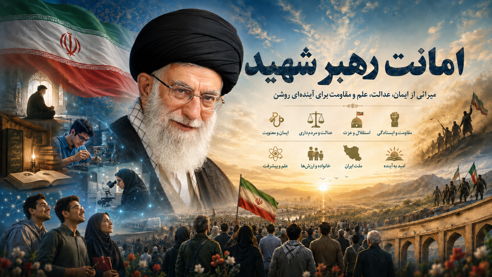 امانت رهبر شهید