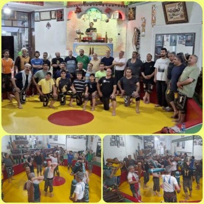 همایش ورزش‌های باستانی در زورخانه پوریای ولی ملایر