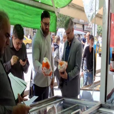 نظارت بر بازار فرآورده‌های خام دامی در همدان