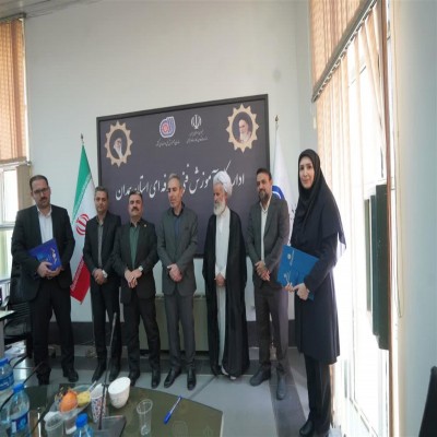 تکریم و معارفه سرپرست اداره‌ کل آموزش فنی و حرفه‌ای استان همدان