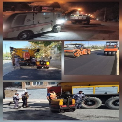 پخش و تسطیح 9 هزار تُن آسفالت طی شهریورماه در همدان