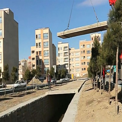 پوشش رودخانه کوی فرهنگیان