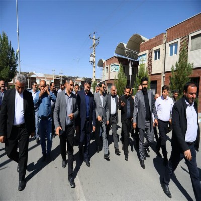 بازدید و رسیدگی استاندار همدان به شهرک صنفی- صنعتی بوعلی 2