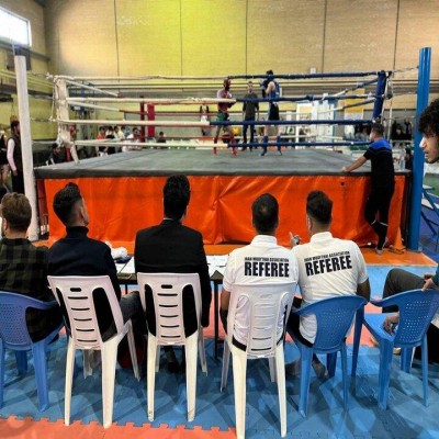 مسابقات قهرمانی موی تای کردستان در بانه برگزار شد