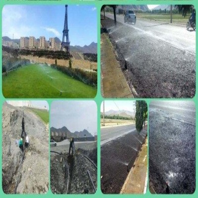 اجرای پروژه آبیاری تحت فشار در مجموعه تفریحی جهان کوچک ملایر