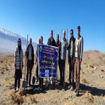 بیابان‌زدایی، تثبیت خاک و بهبود وضعیت پوشش گیاهی در مراتع «زاغه‌ انوج»