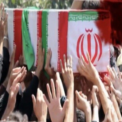 پیکر طلبه شهید در همدان تشییع شد